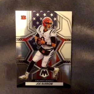 Joe Burrow 2022 mosaic patriot red white & blue football card 😎
